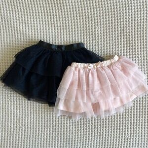 Bundle of 2 girl tutu skirts NWT Zara & Janie and Jack